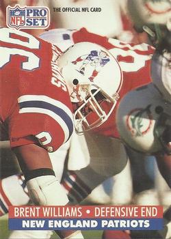 Brent Williams New England Patriots 1991 Pro set NFL #585